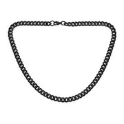 Bling Jewelry Mens Urban Biker Jewelry Men's Gold Tone Stainless Steel Curb Necklace 18 Inch